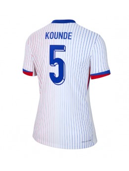 Francuska Jules Kounde #5 Zenski Gostujuci Dres EP 2024 Kratak Rukavima Francuska Jules Kounde #5 Zenski Gostujuci Dres EP 2024 Kratak Rukavima